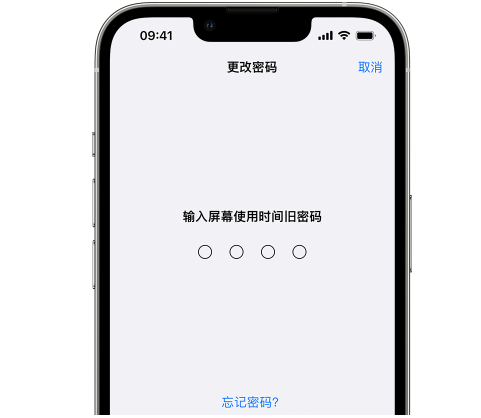 丹阳iPhone屏幕维修分享iPhone屏幕使用时间密码忘记了怎么办 