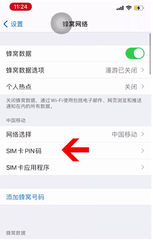 丹阳苹果14维修网分享如何给iPhone14的SIM卡设置密码 