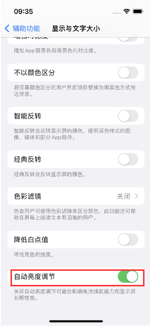 丹阳苹果15维修店分享iPhone 15 Pro系列屏幕亮度 